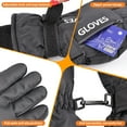 thumbnail image 5 of REDESS Women's Waterproof Touchscreen Winter Ski Snowboard Gloves, Black, 5 of 7