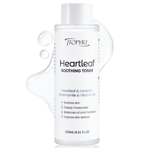 Jtopyrt Heartleaf Soothing Toner, Low pH, Moisturizes and Soothes Skin, 250ml