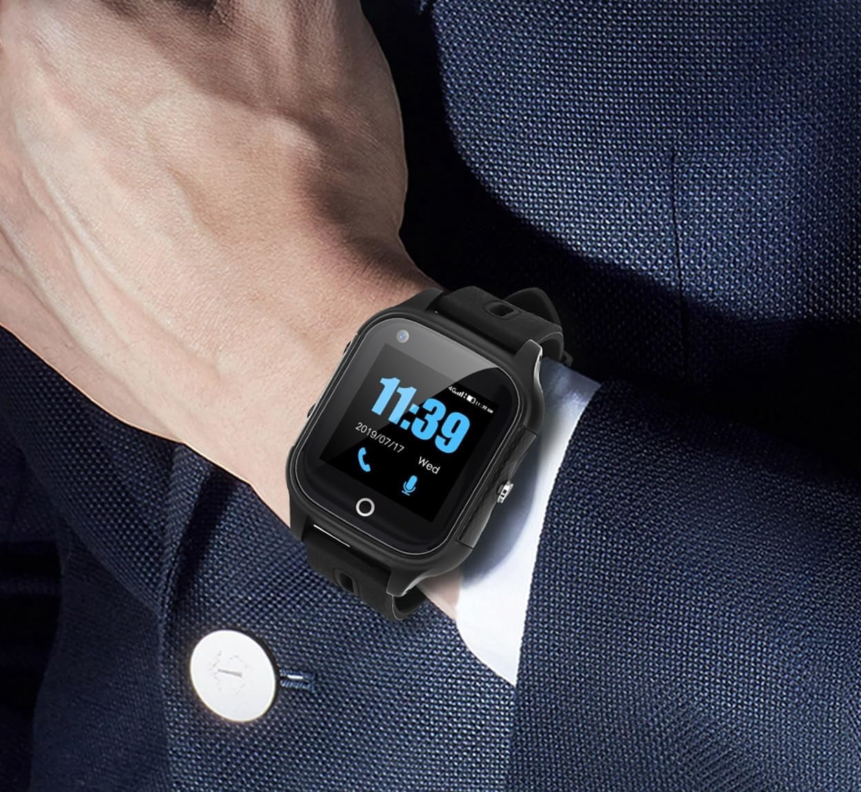 No Contracts | One-Time Cost | No Monthly Fee | Fall Detection | Medical Alert Watch | Waterproof | Take It Everywhere | Calls 911 | 2-Way Voice Communication