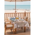 thumbnail image 2 of Outdoor Tablecloths with Umbrella Hole & Zipper, Birds Floral 54x80 Inch Tablecloth Rectangle, Farmhouse Pink Flower Leaf Wood Grain Brown Waterproof Table Cloth, Patio/Pool/Picnic Table Covers, 2 of 8