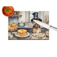 thumbnail image 4 of Border Terrier Fall Kitchen Pumpkins Glass Cutting Board Large 12 in x 15 in, 4 of 5