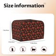 thumbnail image 5 of Kdxio Paisley 5 Print Toaster Cover Bread Machine Cover Fits for Most Standard 2 Slice Toasters,Keep Toaster Free From Dust And Fingerprint Oven Dustproof Cover, 5 of 7