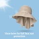 thumbnail image 5 of Fiudx Sombrero de Verano, Ala Ancha con Protección para El Cuello, Algodón Ligero y Transpirable, Accesorio para Actividades Al Aire Libre, Diseño Moderno, Ideal para Senderismo, Pesca y Playa. Negro, 5 of 6