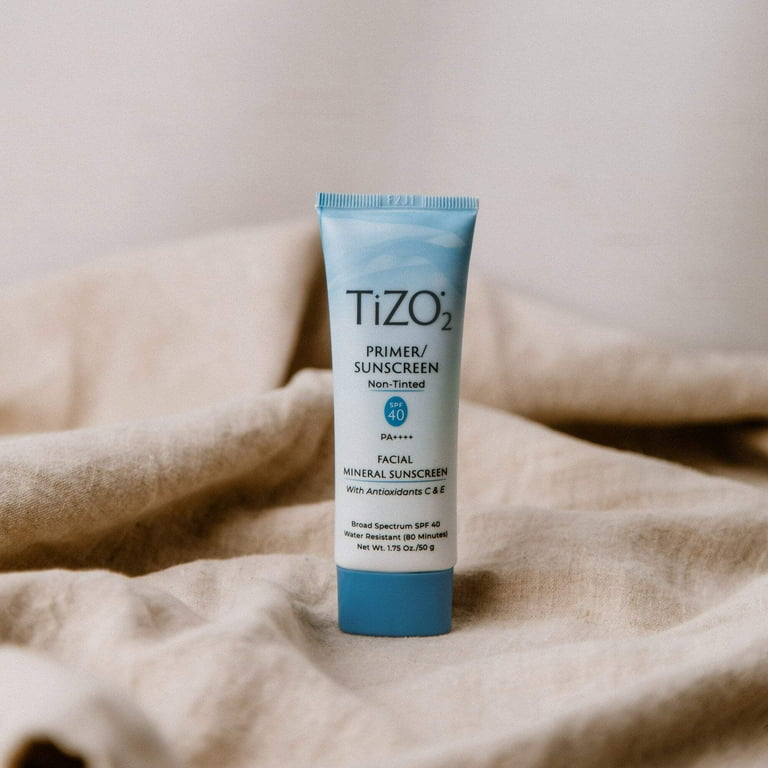 TIZO 2 Everyday Facial Mineral Primer/Sunscreen, SPF 40