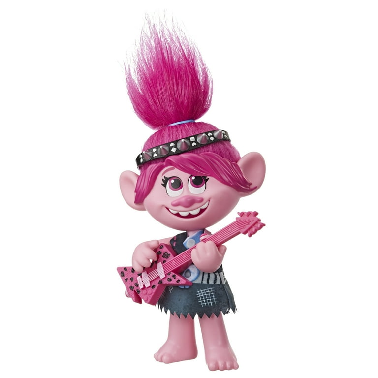 DreamWorks Trolls World Tour Pop-to-Rock Poppy Singing Doll Age 4+ (New)  Hasbro