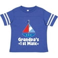 thumbnail image 3 of Inktastic Grandpas First Mate Nautical Sailboat Boys Toddler T-Shirt, 3 of 5