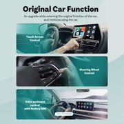 Ottocast Mini Slim 3.0 Wireless CarPlay Android Auto Adapter Black 2 IN 1 Car Accessories