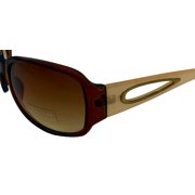 Esprit Sunglass Beige Brown Soft Rectangle Plastic, Brown Gradient 19394 535