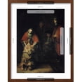 thumbnail image 5 of Art.com The Return of the Prodigal Son, C1668 Giclee Print by Rembrandt van Rijn, Brown Frame Wall Art, 17" x 21", 5 of 5