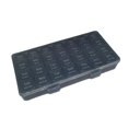 thumbnail image 4 of Caja de medicamentos grande de 21 rejillas, 28 rejillas y 7 colores, para una semana, para la mañana, el mediodía y la noche, almacenamiento portátil Caja de salud, 4 of 6