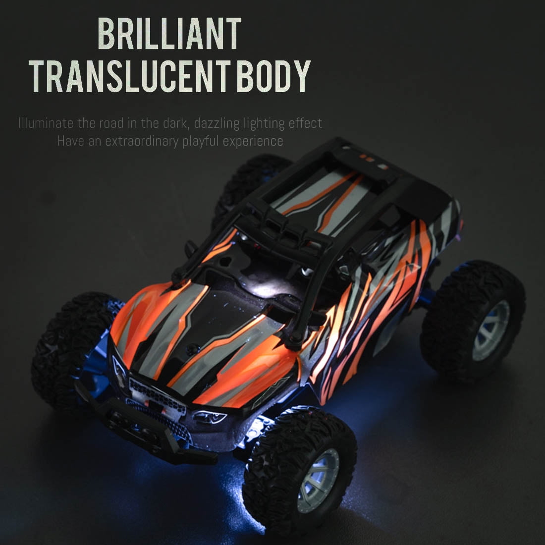 1/32 Mini Electric RC Drift Off-Road Car Model, 2.4G 20KM/H HighSpeed Racing Crawler Vehicle (RTR Version)