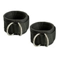 thumbnail image 1 of 1 par de hebillas de tobillo - negro + anillo en D blanco plateado Ormromra CPB-DE-HJJ-35-1, 1 of 5