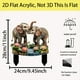 thumbnail image 3 of Series Acrylic Family Gifts Garden Ground Insert Outdoor Potted Decoration, 3 of 6