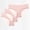Pink, variant on Pink Seamless Underwear for Women 3 Pack - No Show Scalloped Edge Briefs, Soft Breathable Invisible Panties, S-XXL,Size S