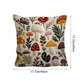 thumbnail image 3 of Eolstice Short Lint Pillow Cover, Embroidery for Decorative Throw Pillowcase, Sturdy and Cozy for Sofa Bedroom Living Room Home Decor(D), 3 of 6