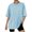 A116-Light Blue, variant on Auralook Womens Solid Oversized T Shirts Crewneck Short Sleeve Tops Casual Loose Fit Drop Shoulder Fashion Top Tees