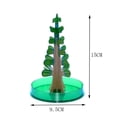 thumbnail image 3 of Árbol de cristal en , árbol de decoraciones navideñas de bricolaje, juguetes para fiestas, árbol , - Árbol de navidad Árbol de navidad verde Sunnimix Árbol de cristal en crecimiento, 3 of 8