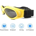 thumbnail image 2 of Lunettes pour Chien Lunettes de Soleil pour Chien Sangle Ajustable pour Lunettes anti-UV Protection Imperméable pour Chien (Jaune), 2 of 7