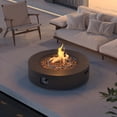 thumbnail image 2 of MOALCOFER 40.5''Outdoor Propane Fire Pit Table, 50,000 BTU Fire Pit with Rain Cover&Lava Rocks, 2 of 7