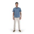thumbnail image 2 of Camisa Guayabera Manga Corta 100% Lino Color Azul Oscuro Chico, 2 of 5