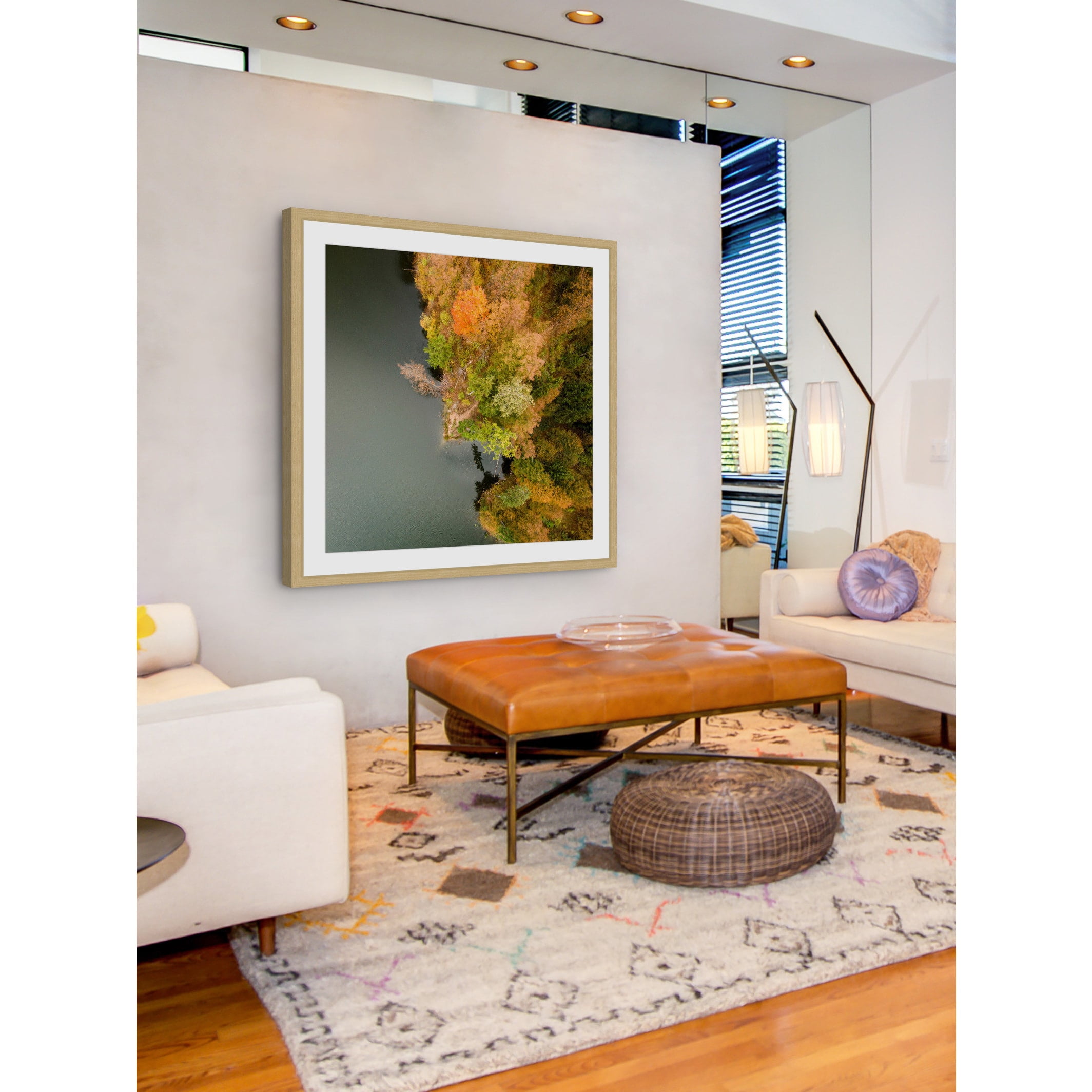 Marmont Hill "Sea Plants" by Karolis Janulis Framed Painting Print