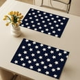 thumbnail image 4 of Clearance of savings! 4th Of July Placemats Set Of 4 Gnome Patriotics America Memorial Day Independence Day Dining Table Decoratios Table Mats Cloth Placemats 12X18 Inch Colored, 4 of 6