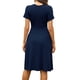 thumbnail image 3 of Vestido de verano de manga corta con escote en V y estilo casual, 3 of 5