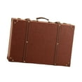 thumbnail image 4 of Wooden Treasure Chest Storage Box Retro Style European Design for Boutique Window Displays Studio Setups, 4 of 9