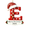thumbnail image 2 of CaiYueKe 26-Piece Alphabet Christmas Ornaments Set Acrylic Letter Decorations with Snowflake Bell Pattern for DIY Holiday Tree Wreath Mantel Festive Hanging Decor Xmas Gifts for Family Friends, 2 of 9