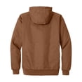 thumbnail image 4 of CornerStone Unisex Duck Cloth Hooded Work Jacket | Zip Up Outerwear for Men & Women with Insulated Hood & Hand Warmer Pockets, 4 of 6