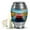 Blue Urn -4, variant on JAGASY Red Car Handmade Combo Urns Set, Blue Small Urns for Human Ashes Keepsake, Sunset Sky & Mountain Road Decorative Urn for Daughter, Large Funeral Urn for Son, (1 Large, 10"; 4 Small, 3")