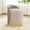 Gray, variant on wivel Vanity Chair with Back, Faux Fur Upholstered Round Makeup Chair, Multifunctional Accent Stool Ottoman for Bedroom Living Room, White