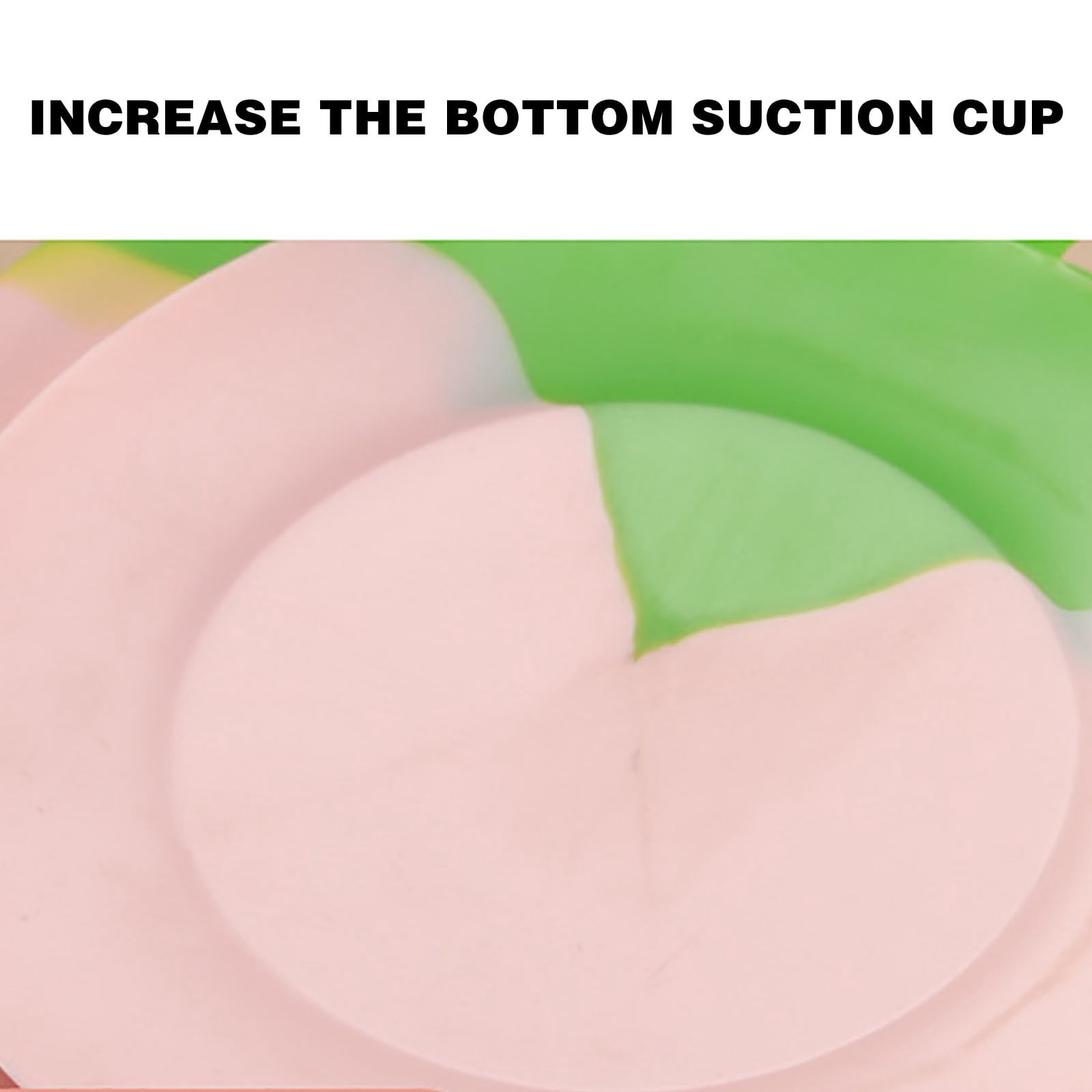 Food Grade Household Baby Food Tray With Suction Cup For Independent Eating Training Tableware(B)