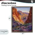 thumbnail image 4 of Stupell Industries Traditional Western Colors Canyon Brown Floating Frame Canvas Art, 17 x 21, by Franklyn Gregory, 4 of 8