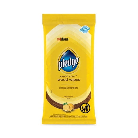 Lemon Scent Wet Wipes, Cloth, 7 X 10, White, 24/pack | Bundle of 5 Packs