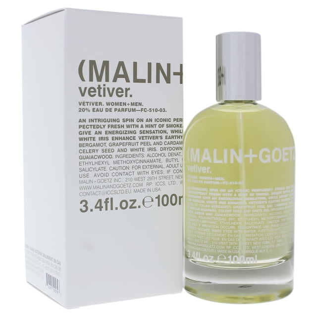 Perfume EDP Malin + Goetz Malin + Goetz Vetiver Perfume EDP Unisex 3.4oz