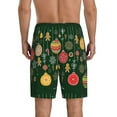 thumbnail image 3 of Daiia Christmas Mens Woven Stretch Pajama Short,Short Pajama Pants-Medium, 3 of 9