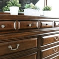 thumbnail image 5 of Furniture of America Damien Adult Transitional 10-Drawer Dresser, Brown Cherry, 5 of 5