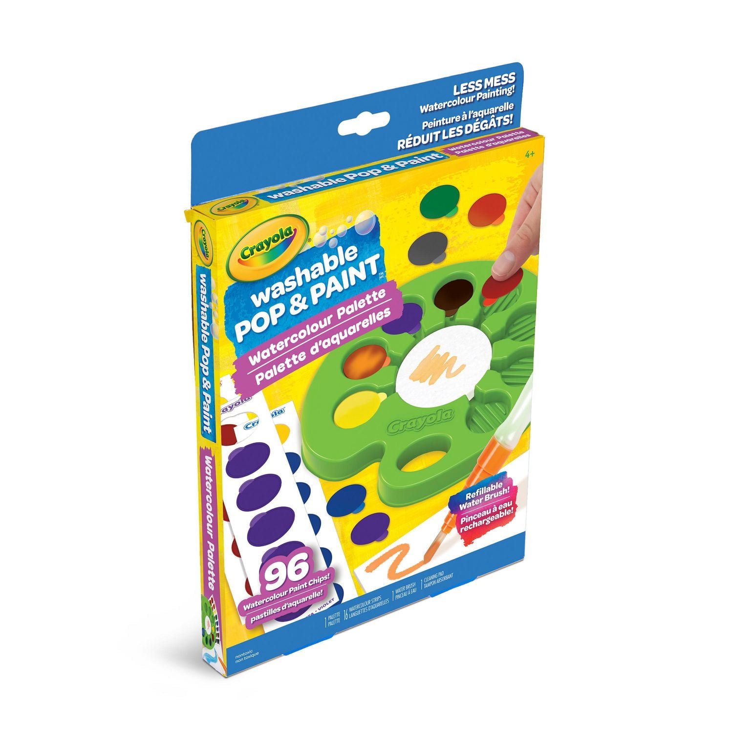 Crayola Washable Pop & Paint Watercolour Palette - Walmart.ca