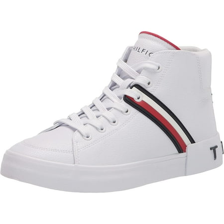 Tommy Hilfiger Mens Rawnie Sneaker 10.5 White