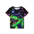 thumbnail image 4 of ATAIKU 3D HD Printed 3-12Y Little Boys Dinosaur 2-Piece Pajamas Set Kids Boy Short Sleeve Tee and Shorts Sleepwear Toddler Jammies, 4 of 9