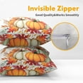 thumbnail image 3 of Fall Leaves Pillow Covers 18x18 Inch Set of 2 Maple Colors Leaf and Branch Autumn Outdoor Decorative Throw Pillow Covers Seasonal Pillowcases Rustic Farmhouse Cushion Covers for Couch Decor, 3 of 6