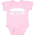 thumbnail image 3 of Inktastic Boston Massachussetts Skyline City Silhouette Boys or Girls Baby Bodysuit, 3 of 5