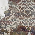 thumbnail image 4 of Nourison Global Vintage 48" Round Fabric Indoor Rug in White/Multi Vintage, 4 of 10