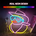 thumbnail image 2 of Lavish Cover Cowboy Duck LED Neon Sign Dimmable USB for Bedroom Wall Decor Christmas Gifts Teen Kids Dorm Living Room(13.8 * 13in), 2 of 10