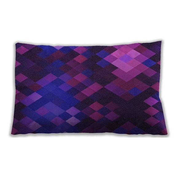 Ahgly Company Outdoor Rectangular Contemporary Lumbar Throw Pillow, 13 inch by 19 inch