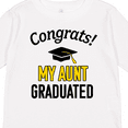 thumbnail image 4 of Inktastic Congrats My Aunt Graduated with Cap Boys or Girls Long Sleeve Toddler T-Shirt, 4 of 5