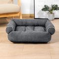 thumbnail image 4 of Hanpanda Home Solid Color Sofa Pet Dog Bed Soft&Comfortable Skin-Friendly Suede Plush Cats&Dogs Deep Sleep Large Warm Sofa Bed ShopWise Round, 4 of 15