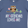 thumbnail image 4 of Inktastic My Grandma Loves Me Girls Girls Baby T-Shirt, 4 of 5