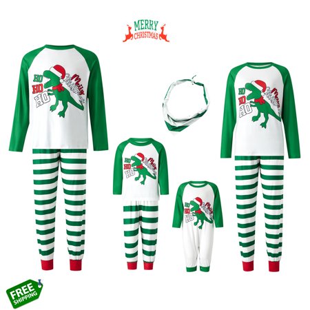

Family Matching Pajamas Set O-Neck Long Sleeve Tops+ Long Pants